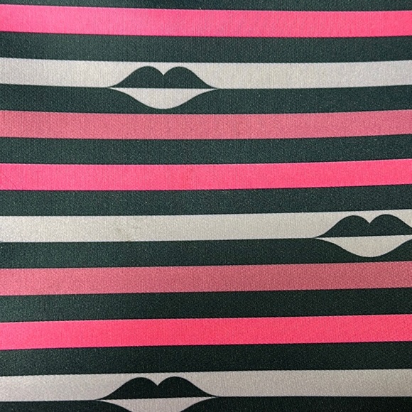 KATE SPADE Jae Nylon Lip Print Pink Multi Crossbody - Picture 15 of 16